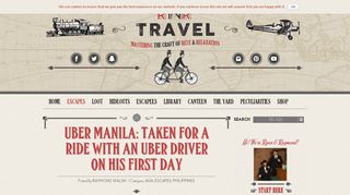 
                            8. Uber Manila: Taken for a ride with a driver on his first day on the job