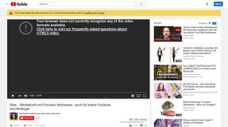 
                            13. Über... Mediakraft und Youtube Netzwerke - auch für kleine Youtuber ...