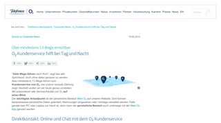 
                            6. Über mindestens 13 Wege erreichbar: o2 Kundenservice hilft bei Tag ...