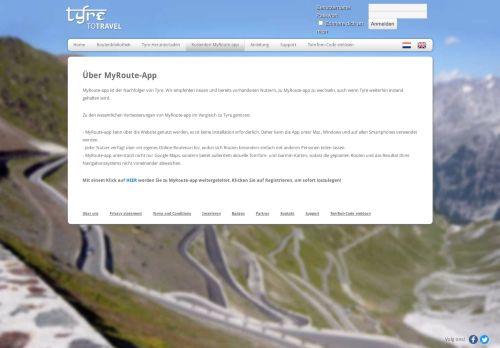 
                            8. Über MyRoute-App - TyreToTravel DE