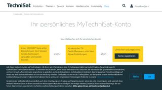 
                            2. über MyTechniSat - TechniSat: MyTechniSat-Konto - Themen - DE