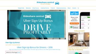
                            7. Uber Sign Up Bonus Earnings Guarantee - Use A Driver Promo Code