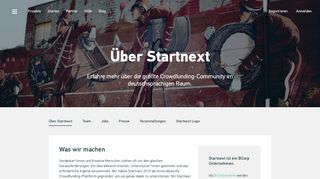 
                            8. Über Startnext