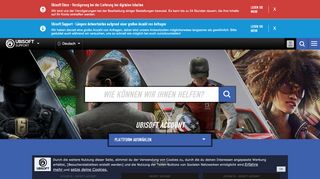 
                            13. Über Ubisoft Account Benutzernamen - Ubisoft Kundenservice