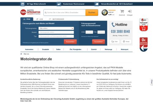 
                            6. Über uns - Autoteile online kaufen | motointegrator.de