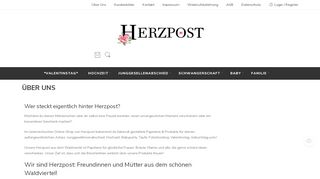 
                            6. Über Uns - Herzpost