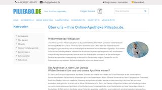 
                            3. Über uns: Online-Apotheke aus Holland | Pilleabo.de