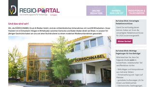 
                            10. Über uns - Regio-Portal - Duerrschnabel