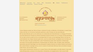 
                            1. Über Uns - Traditionelles Ayurveda
