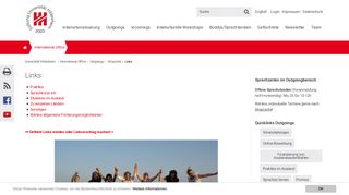 
                            9. Überblick - Universität Hildesheim | International Office | Links