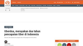 
                            3. Uberdua, merayakan dua tahun pencapaian Uber di Indonesia