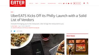 
                            8. UberEATS Kicks Off its Philly-Launch with a Solid List of ...