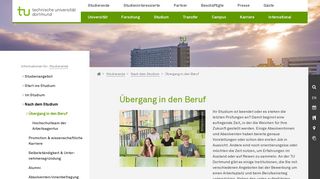 
                            10. Übergang in den Beruf - TU Dortmund