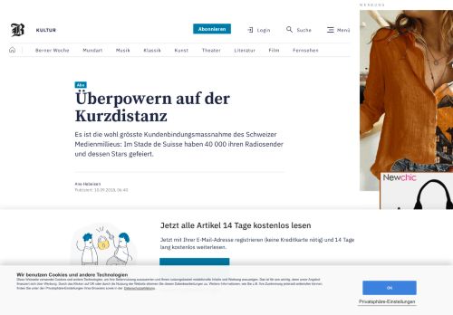 
                            3. Überpowern auf der Kurzdistanz - Kultur - derbund.ch