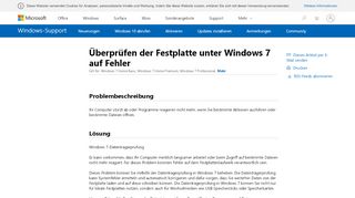 
                            2. Überprüfen der Festplatte unter Windows 7 auf Fehler