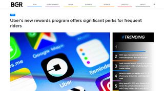 
                            13. Uber's new rewards program offers significant perks for frequent riders ...