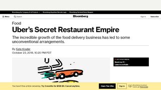 
                            13. Uber's Secret Empire of Virtual Restaurants - Bloomberg