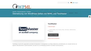 
                            3. Übersetzung von WordPress-Seiten mit WPML und TextMaster