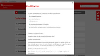 
                            13. Übersicht Glossare - Kreissparkasse Gotha