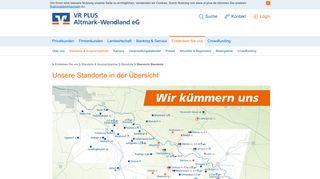 
                            4. Übersicht Standorte - VR PLUS Altmark-Wendland eG
