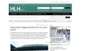 
                            13. Überwachter Hygienekomfort für die ‚roten Bullen' | VDI Fachmedien