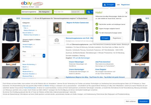 
                            9. Überwachungskamera Maginon eBay Kleinanzeigen