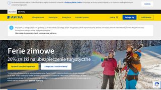 
                            6. Ubezpieczenia, inwestycje, emerytury. Ubezpiecz się online - AVIVA