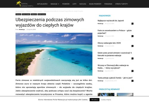 
                            12. Ubezpieczenia podczas zimowych wyjazdów do ciepłych krajów ...