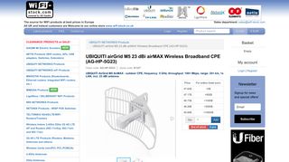 
                            9. UBIQUITI airGrid M5 23 dBi airMAX Wireless Broadband CPE (AG-HP ...