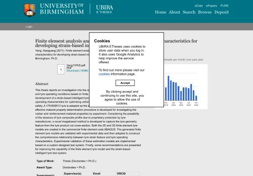 
                            10. UBIRA ETheses - Finite element analysis and experimental ...