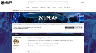 
                            9. [Ubisoft_Account] Login Error when logging into uplay website ...