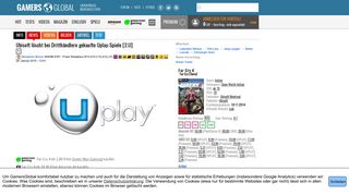 
                            4. Ubisoft löscht bei Dritthändlern gekaufte Uplay-Spiele [2.U] - News ...