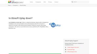 
                            13. Ubisoft Uplay down? Current status, problems and outages ...