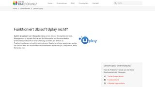 
                            10. Ubisoft Uplay funktioniert nicht? Aktueller Status, Probleme und ...