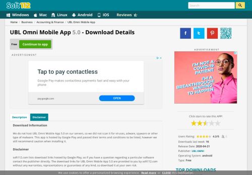 
                            8. UBL Omni Mobile App - Download