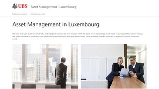 
                            5. UBS AM - Asset Management in Luxembourg | UBS Luxembourg