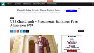 
                            4. UBS Chandigarh – Placements, Rankings, Fees, Admission 2019 ...