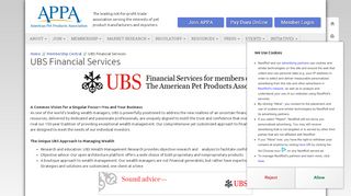 
                            13. UBS Financial Services - the American Pet Products Association