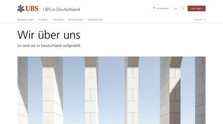 
                            4. UBS in Deutschland | UBS Deutschland
