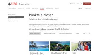 
                            3. UBS KeyClub Punkte einlösen | UBS Schweiz