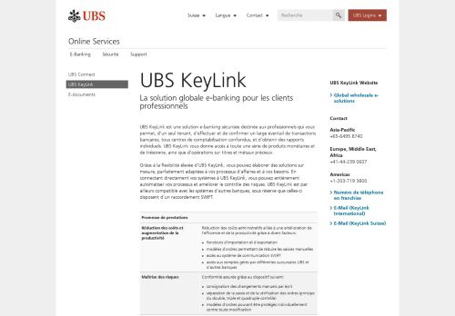
                            2. UBS KeyLink | UBS Suisse