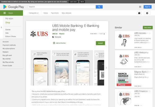 
                            8. UBS Mobile Banking: E-Banking für unterwegs – Apps bei Google Play