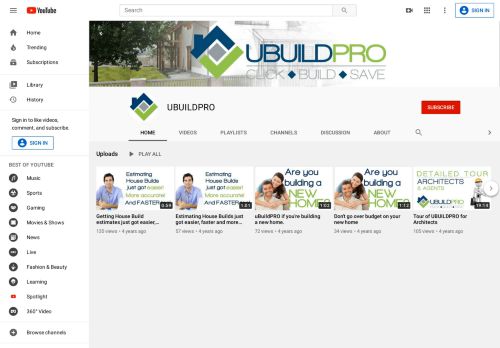 
                            8. UBUILDPRO - YouTube