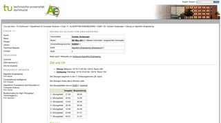 
                            11. Übung zu Algorithm Engineering — Lehrstuhl 11 ... - TU Dortmund