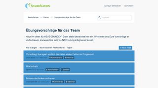 
                            6. Übungsvorschläge für das Team – NeuroNation