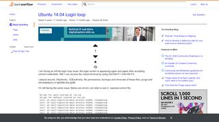 
                            7. Ubuntu 14.04 Login loop - Stack Overflow
