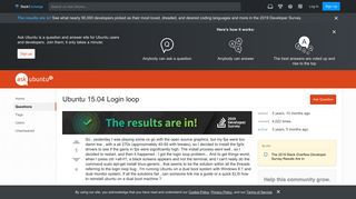
                            1. Ubuntu 15.04 Login loop - Ask Ubuntu