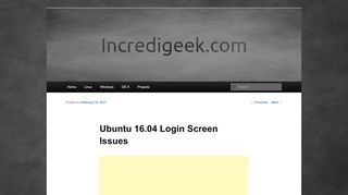 
                            4. Ubuntu 16.04 Login Screen Issues | Incredigeek