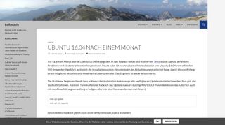 
                            8. Ubuntu 16.04 nach einem Monat | kofler.info