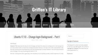 
                            11. Ubuntu 17.10 – Change login Background – Part I – Griffon's IT Library